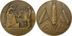 World Coins - France, Medal, Agriculture, Comptoir Français de l'Azote, 1932, Bronze