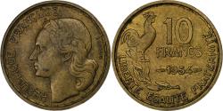 World Coins - France, 10 Francs, Guiraud, 1954, Paris, Aluminum-Bronze,