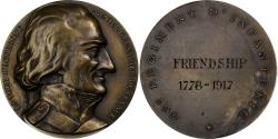 World Coins - France, Medal, La Tour d'Auvergne, 46ème Régiment d'Infanterie, 1917, Copper