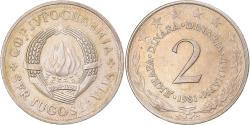 World Coins - Coin, Yugoslavia, 2 Dinara, 1981