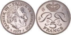 World Coins - Coin, Monaco, Rainier III, 5 Francs, 1977, , Copper-nickel, KM:150