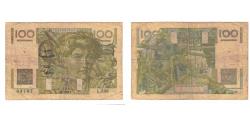 World Coins - France, 100 Francs, Jeune Paysan, 1953, L.536, VG(8-10), Fayette:28.36, KM:128d