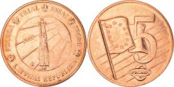World Coins - Latvia, 5 Euro Cent, 2003, unofficial private coin, , Copper Plated