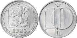 World Coins - Coin, Czechoslovakia, 10 Haleru, 1986, , Aluminum, KM:80