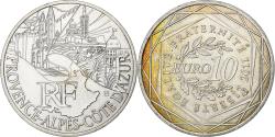 World Coins - France, 10 Euro, Provence-Alpes-Cote d'Azur, 2011, Paris, Silver, , KM:174