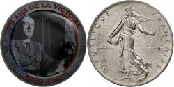 World Coins - France, Token, 75 ans de la Victoire - Appel du 18 juin, Nickel,
