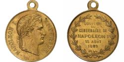 World Coins - France, Token, Souvenir du Centenaire de Napoléon Ier, 1869, Brass, Souvenir du