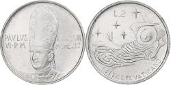 World Coins - Vatican, Paul VI, 2 Lire, 1969 - Anno VII, Rome, Aluminum, , KM:109
