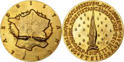 World Coins - France, Medal, La Résistance, Gilt Bronze, De Jeager,