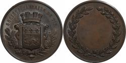 World Coins - France, Medal, Société Havraise de Tir, XIXth Century, Copper,
