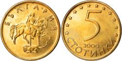 World Coins - Coin, Bulgaria, 5 Stotinki, 2000, , Brass plated steel, KM:239a