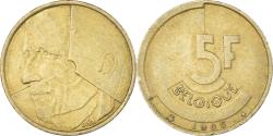 World Coins - Coin, Belgium, 5 Francs, 5 Frank, 1986