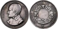 World Coins - France, Medal, Comice Agricole de Laôn, Olivier de Serres, Silver, De Longueil