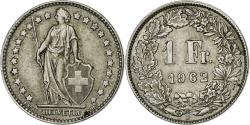 World Coins - Switzerland, Franc, 1962, Bern, Silver, , KM:24