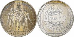 World Coins - France, 10 Euro, Hercule, 2013, Pessac, Silver,
