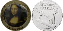World Coins - Italy, Token, Léonard de Vinci - La Joconde, Nickel,
