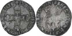 World Coins - France, Louis XIII, 1/4 Ecu, 1628, Bayonne, Silver, , Gadoury:27