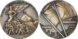 World Coins - France, Medal, Les alliés débarquent dans le midi de la France, WAR,