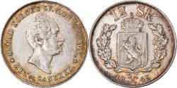 World Coins - Coin, Norway, Oscar I, 12 Skilling, 1845, , Silver, KM:314.1