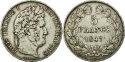 World Coins - Coin, France, Louis-Philippe, 5 Francs, 1847, Paris, , Silver