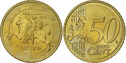 World Coins - Lithuania, 50 Euro Cent, 2015, Vilnius, Nordic gold,