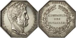 World Coins - France, Token, Louis Philippe I, Compagnie des Notaires de Corbeil, Silver