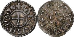 World Coins - France, Charles le Chauve, Denier, 840-877, Bourges, Silver,