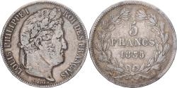 World Coins - France, 5 Francs, Louis-Philippe, 1835, Rouen, Silver, , Gadoury:678
