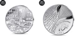 World Coins - France, 10 Euro, Art De La Plume, Un Cadavre Dans La Bibliothèque, BE, 2026