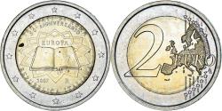 World Coins - Italy, 2 Euro, 2007, Rome, Traité De Rome., , Bi-Metallic, KM:311
