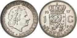 World Coins - Netherlands, Juliana, Gulden, 1957, Silver, , KM:184