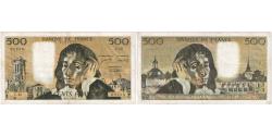 World Coins - France, 500 Francs, Pascal, 1970, V.20, VF(30-35), Fayette:71.5, KM:156a