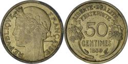 World Coins - Coin, France, Morlon, 50 Centimes, 1939, Paris, , Aluminum-Bronze