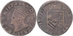 World Coins - Coin, Spanish Netherlands, Philip II, Liard, 1593, Maastricht, , Copper