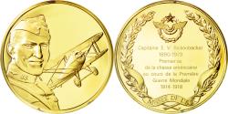 World Coins - France, Medal, L'Histoire de la Conquête de l'Air, E. V. Rickenbacker