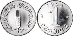 World Coins - Coin, France, Épi, Centime, 1998, Paris, Proof, , Stainless Steel