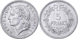 World Coins - France, 5 Francs, Lavrillier, 1945, Paris, Aluminum, , KM:888b.1