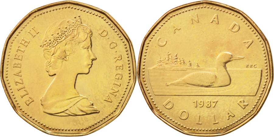 Canada Elizabeth II Dollar 1987 Royal Canadian Mint Ottawa canada-elizabeth-ii-dollar-1987-royal-canadian-mint-ottawa