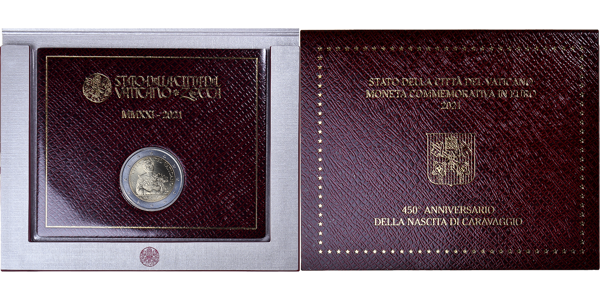 MONETA COMMEMORATIVA 2 EURO 2021 - 450° Anniversario della nascita