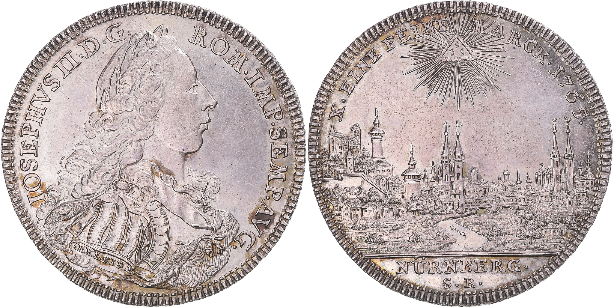 Free imperial city of Nuremberg, Joseph II, Thaler, 1765