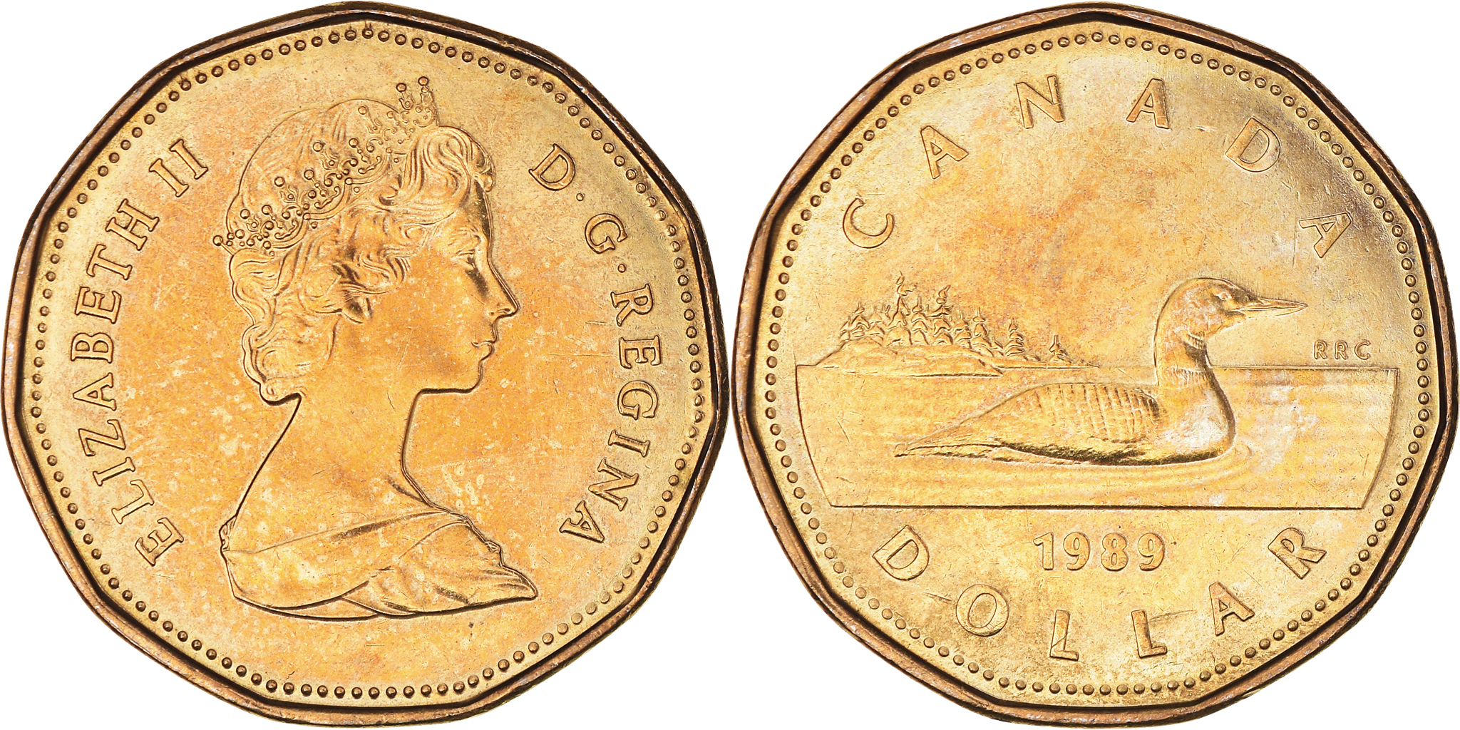 Coin, Canada, Dollar, 1989, Ottawa, , Aureate-Bronze Plated Nickel