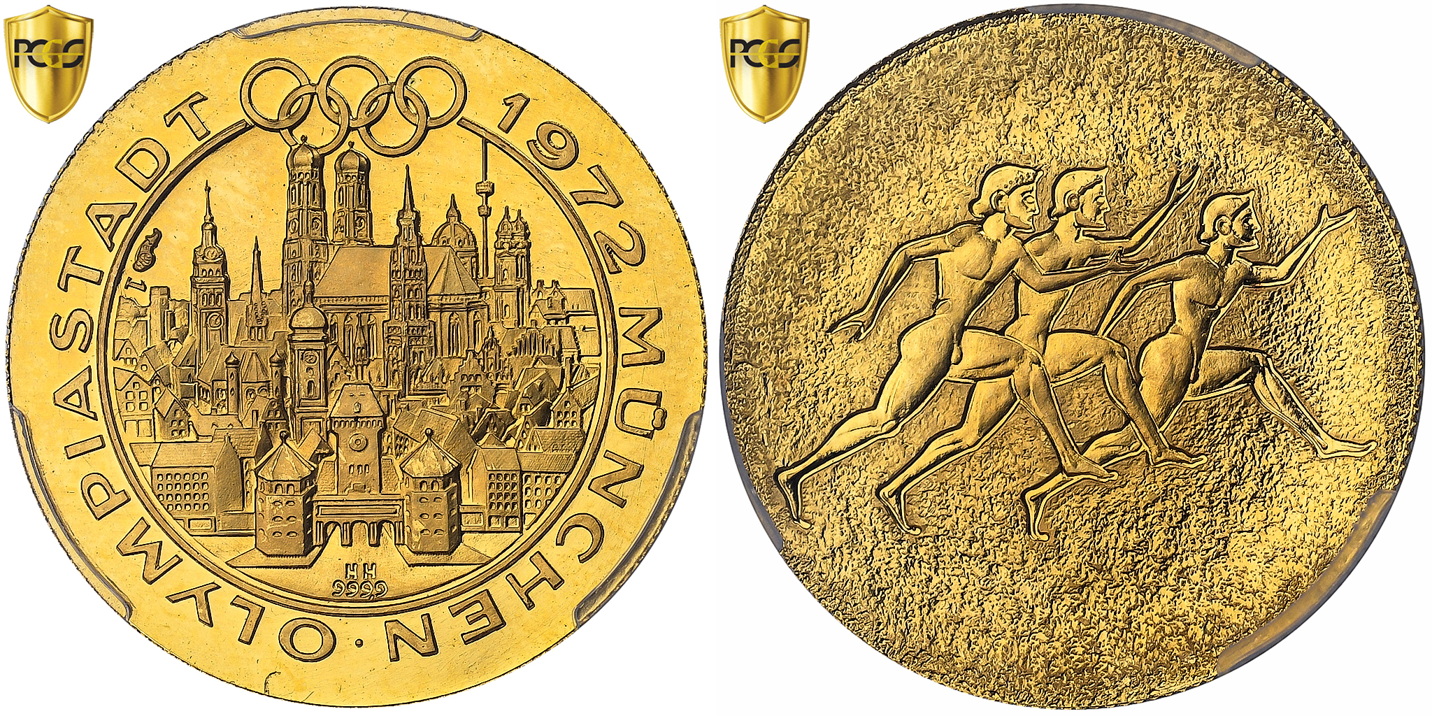 1972 Munich Olympics 五輪 公式記念メダル 10K 17.5 Buy 1972 Germany Gold Munich Olympics Medal | APMEX
