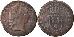World Coins - Coin, France, Louis XV, Sol d'Aix, 1769, Aix-en-Provence, , Copper