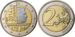 World Coins - Luxembourg, 2 Euro, 175th Anniversary - Independence of Luxemburg, Iridescent