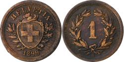 World Coins - Switzerland, Rappen, 1899, Bern, Bronze, , KM:3