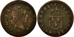 World Coins - Coin, France, Louis XV, Liard à la vieille tête, Liard, 1773, Lille