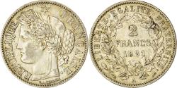 World Coins - Coin, France, Cérès, 2 Francs, 1881, Paris, , Silver, KM:817.1