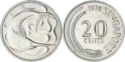 World Coins - Coin, Singapore, 20 Cents, 1976