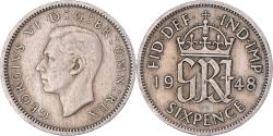 World Coins - Coin, Great Britain, 6 Pence, 1948