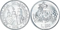 World Coins - Coin, San Marino, 100 Lire, 1974, Rome, FDC, , Steel, KM:36